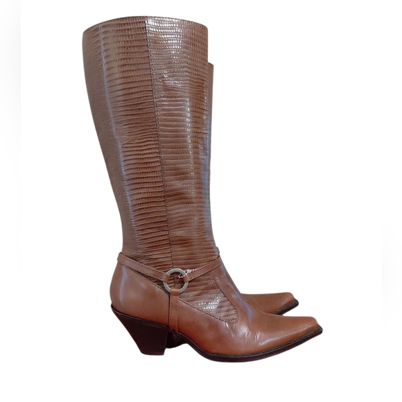 Maria Lya Women's Brown Western  Cowgirl Boots Size 8 - Picture 5 of 11